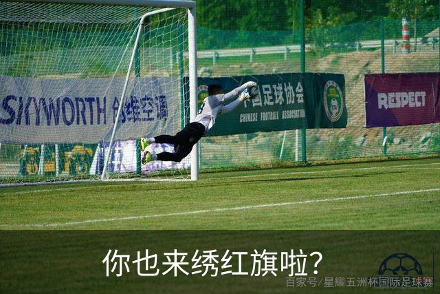 你也来绣红旗啦？